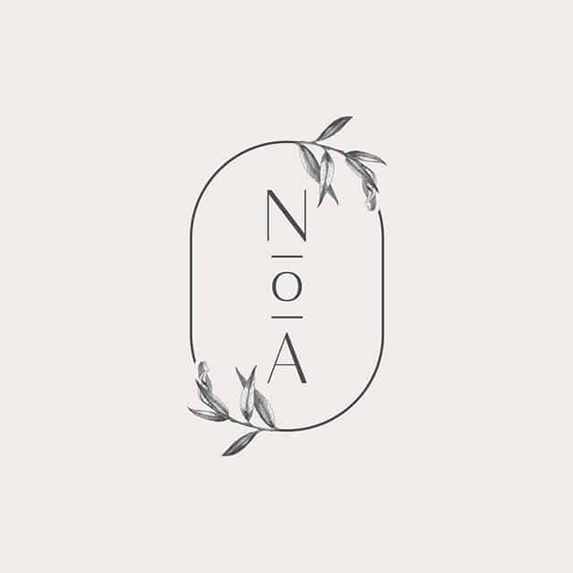 Logo | NOA – Monogram and crest – A secondary mark for a recently completed botanica ...