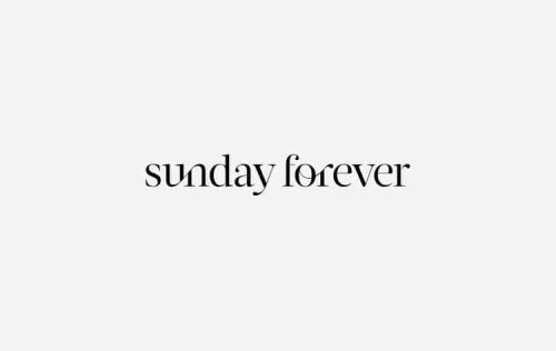Logo | Sunday Forever – Wordmark – (2015) Women s pyjama lifestyle brand NYC| erikab ...