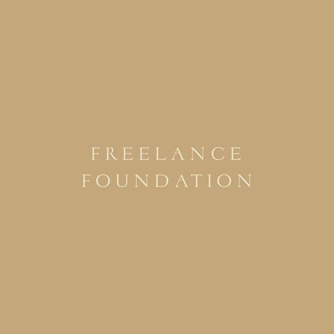 Logo | Freelance Foundation – Wordmark design by Mari | designbymari.com