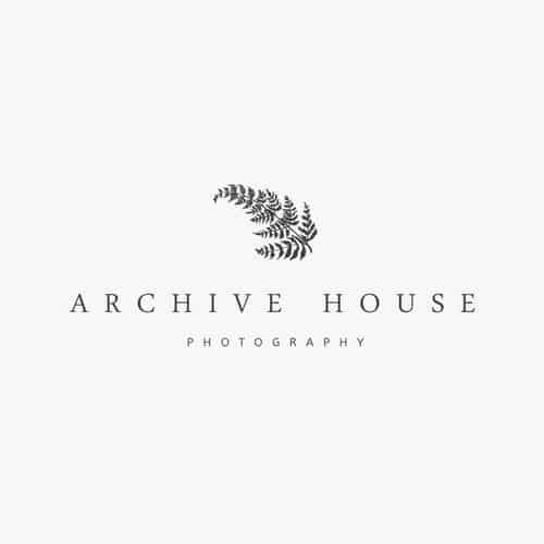 Logo | Archive House – Wordmark and logomark by Melody Hansen