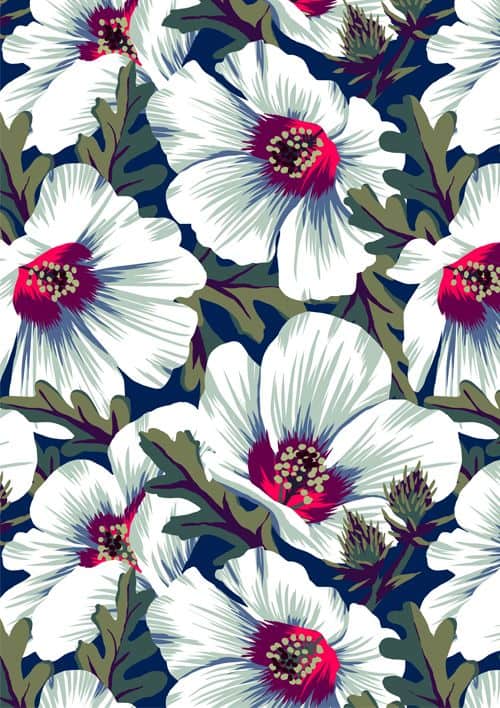 Patterns | NZ Hibiscus Floral Print