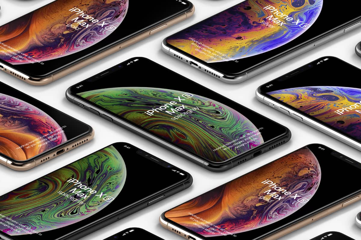 Download Assets | Psd iPhone XS Max Mockup Vol1 | Psd Mock Up ...