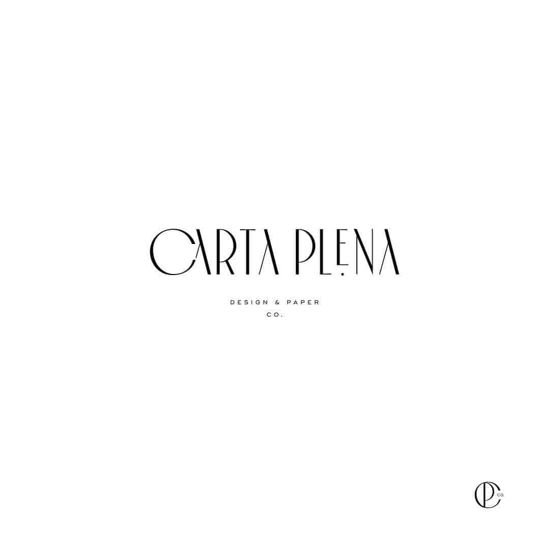 Logo | Carta Plena – Wordmark by Maggie Miklasz on Instagram “A logo option that didn’t ma ...