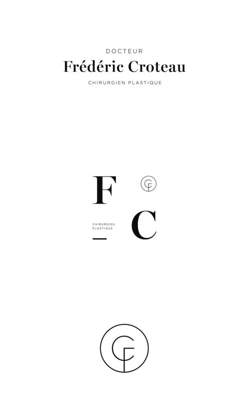 Logo | Frédéric Croteau – Wordmark and monogram