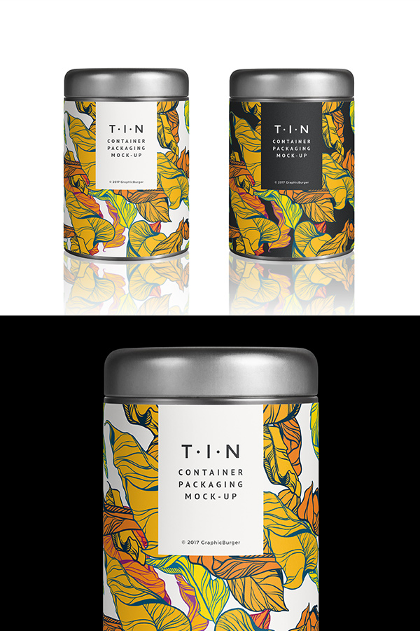 Asset | Tin Container Packaging MockUp