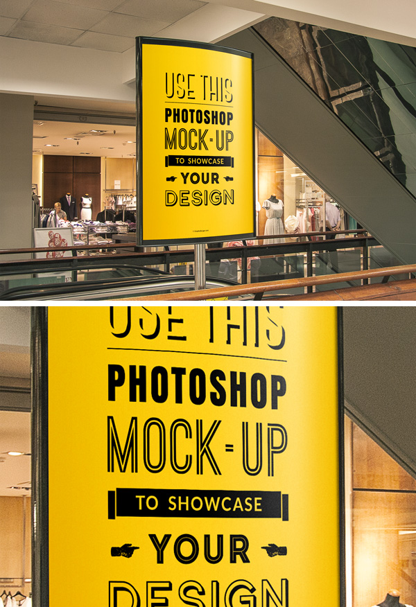 Asset | Indoor Advertising Poster MockUp