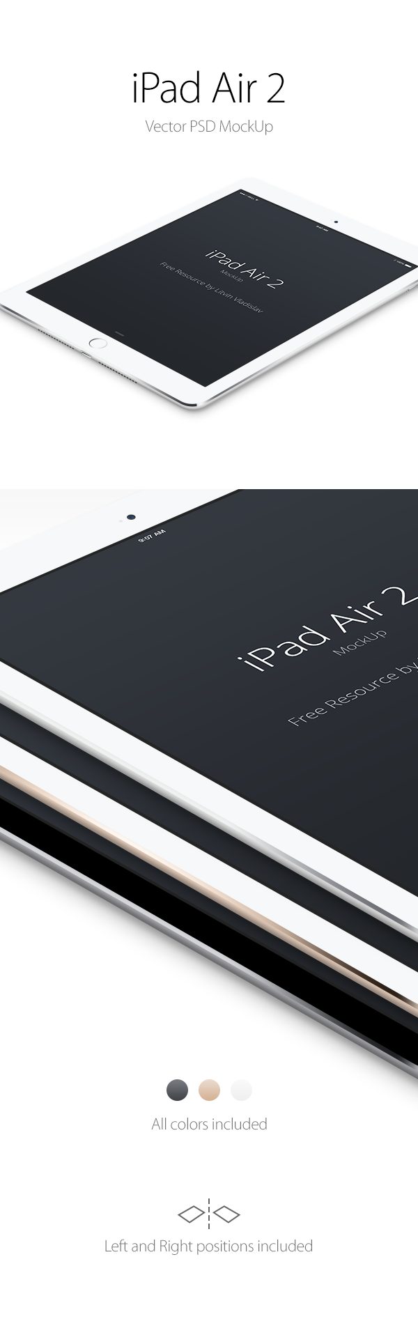 Asset | iPad Air 2 Perspective MockUp