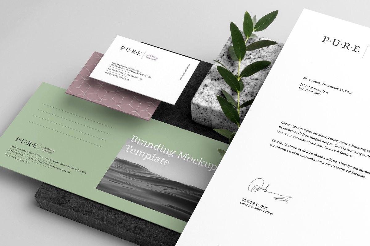 Download Pure Branding Mockup Vol 1 Branding Mockups Creative Market Campfire