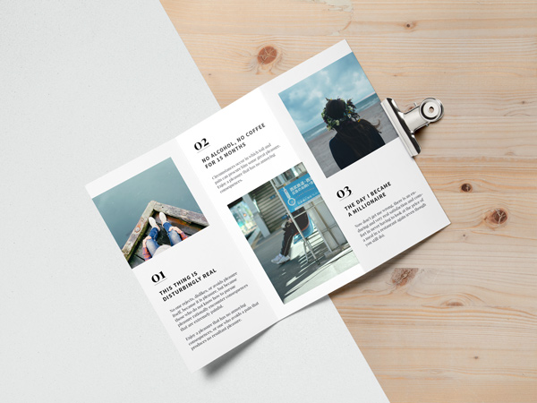Asset | Tri Fold Brochure MockUp #2