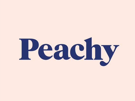 Peachy Logotype insurance peachy brand identity logotype identity logo focus lab branding
