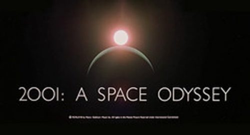 2001 A Space Odyssey Title Treatment