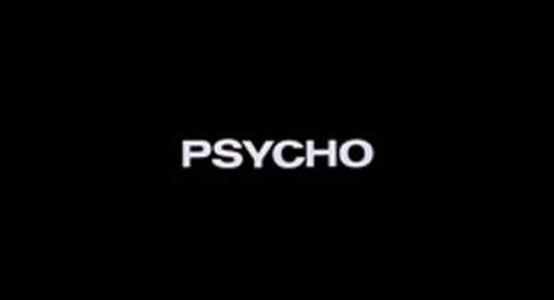 Psycho Title Treatment