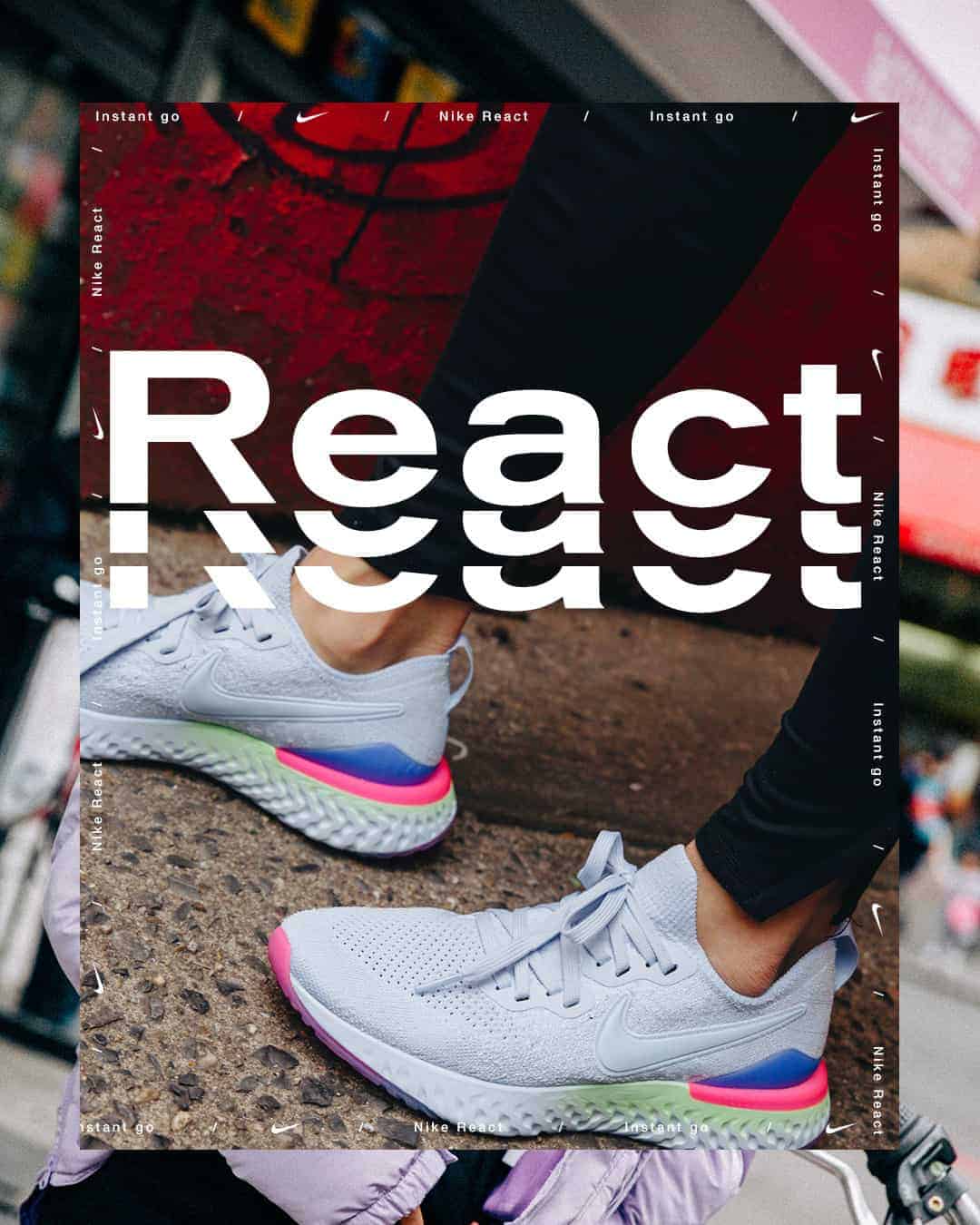 Tran La x Conscious Minds – Nike React IG Typographic Poster Campaign 0 (3)