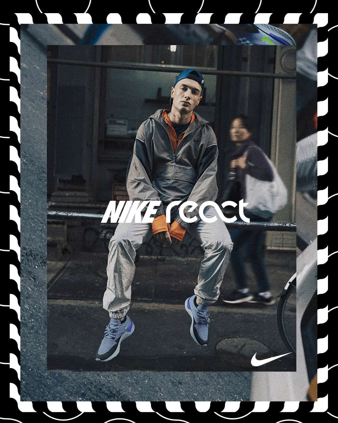 Tran La x Conscious Minds – Nike React IG Typographic Poster Campaign 7