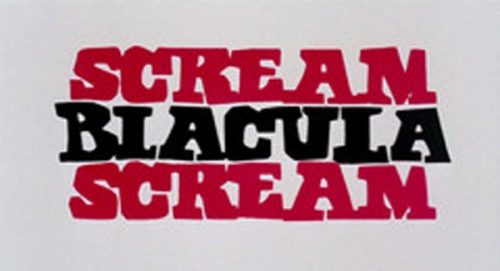 Scream Blacula Scream Title Treatment