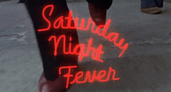 Saturday Night Fever Title Treatment