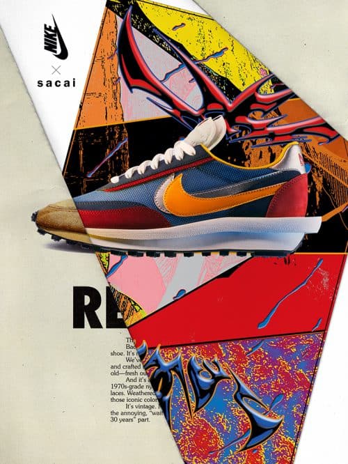 Kazuhiro Aihara – Graphic Design – Nike Sneaker Poster