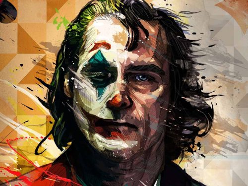 Illustration | Joaquin Phoenix as Joker (2019) – Split / Duality