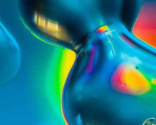 Alberto Seveso Photography – Distorted Vibrant Metallic Liquid Gel Refraction