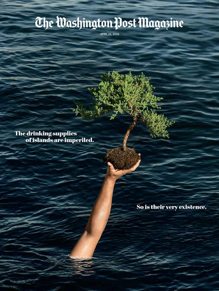 The Washington Post Magazine Climate Change Cover Art