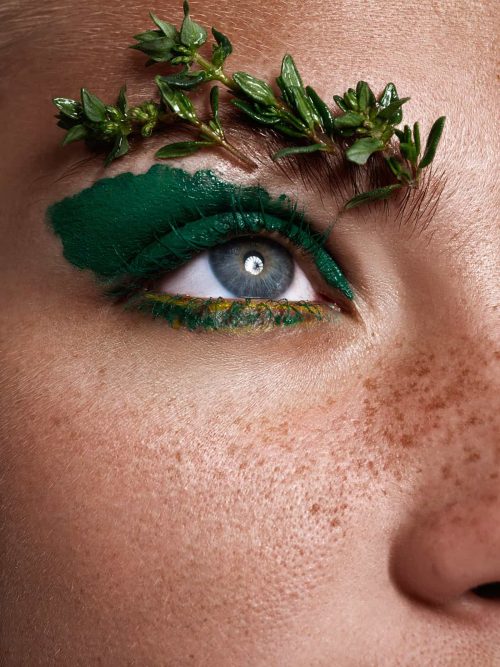 Female Food Photography – Green Beauty