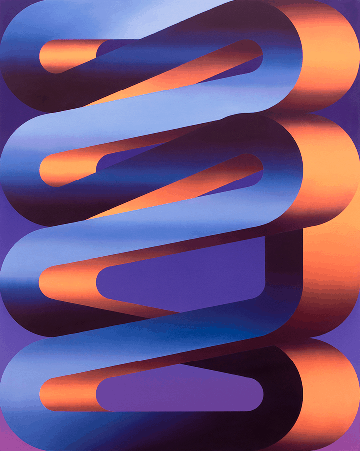 Dan Perkins – Geometric Gradient Luminous Light Illustrations