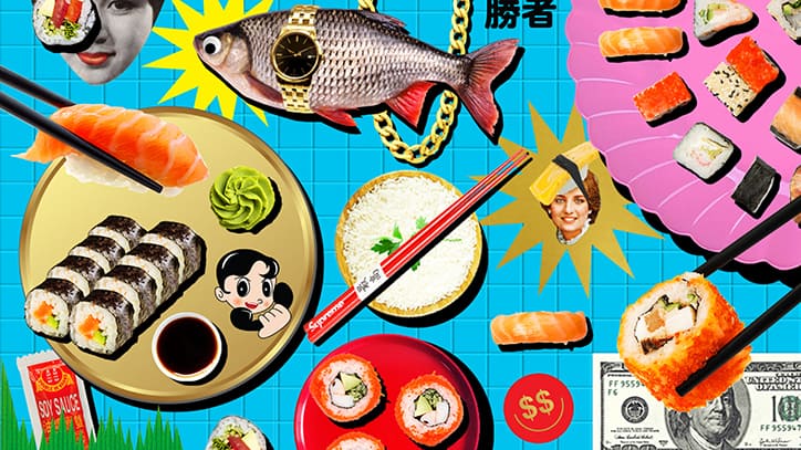 Ryan Haskins – $U$HI $NOB – Sushi Restaurant Rebrand Design