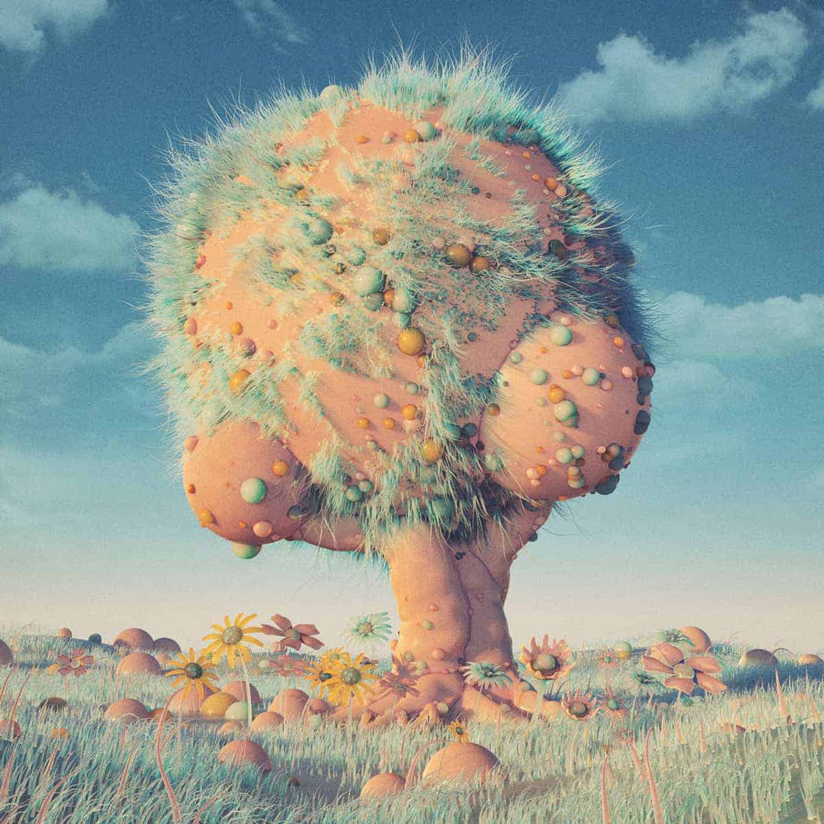 3D C4D | The Imaginative Futuristic and Surreal Worlds of Mike Winkelmann (Beeple)