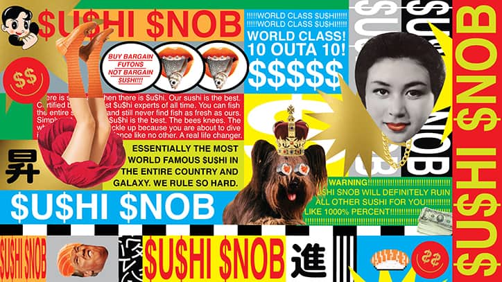 Ryan Haskins – $U$HI $NOB – Sushi Restaurant Rebrand Design