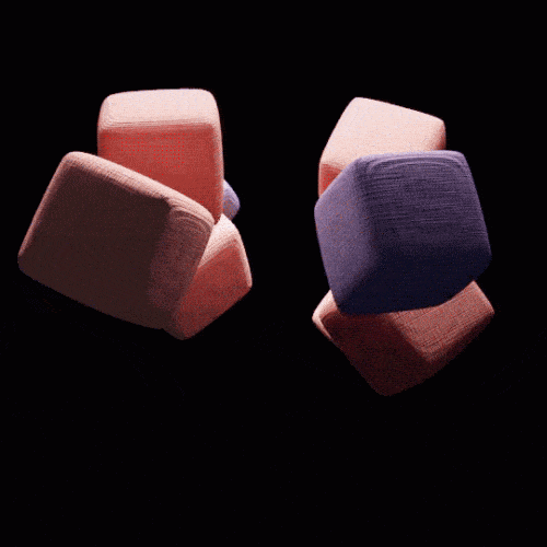 David Glissman – 3D Soft Textured Cube Collision
