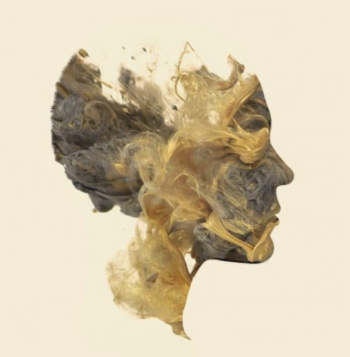 Photo Manipulation – Alberto Seveso – Oil on Head -Silhouette