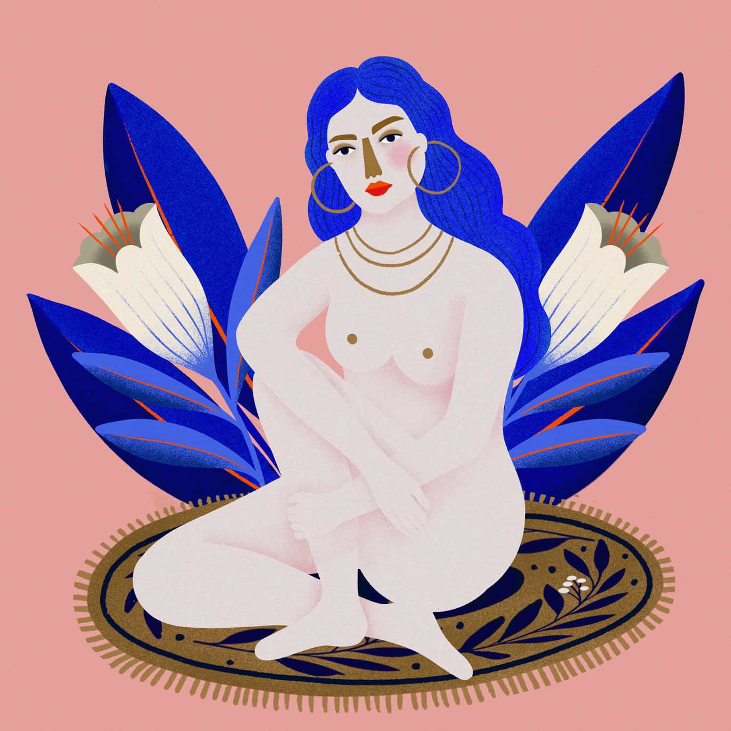 Illustrations by Carmi Grau – Blue Venus