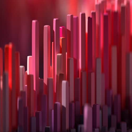 Geometric Abstract Landscapes made in 3D