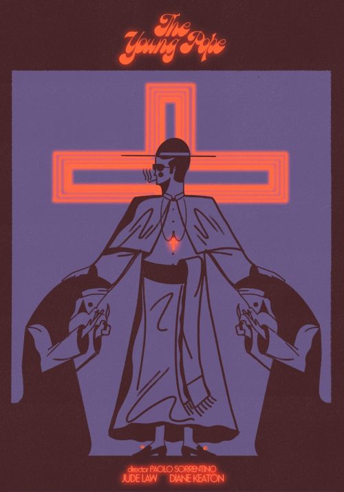 Vintage Style Illustrated Posters – The Young Pope