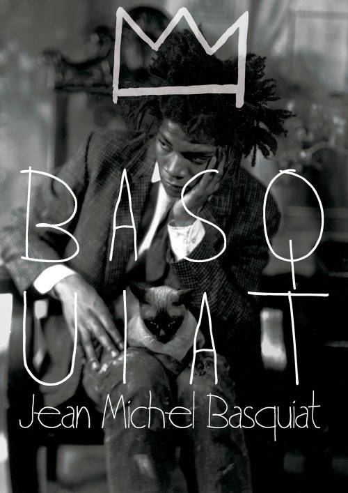 Jean Michael Basquiat black and white photography and design