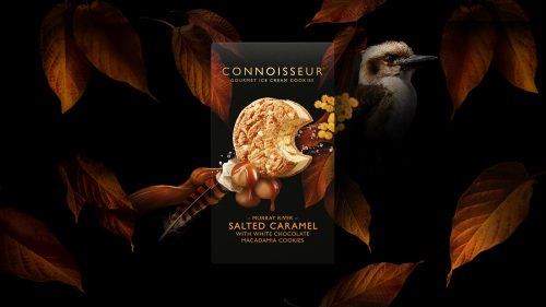 Connoisseur Ice Cream Cookie Packaging Design