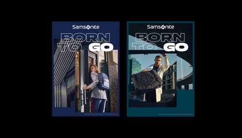 Samsonite Suitcase Luggage Campaign Brutalist Typographic Rebranding Poster Advertisement – ...