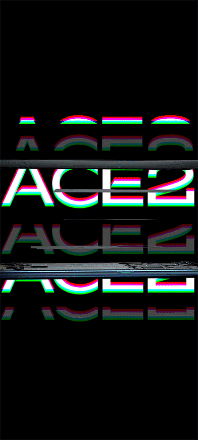 ACE2 mobile phone futuristic typography technology 3D Animated GIFs