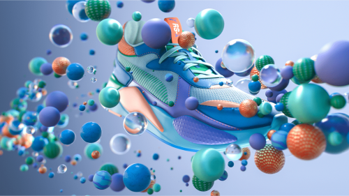 Puma RS-X Running Sneaker Footwear Shoes Mesmerizing 3D Design