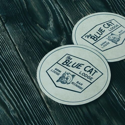Netflix Ozark Social Campaign – Blue Cat Lodge Bar and Restaurant Coasters
