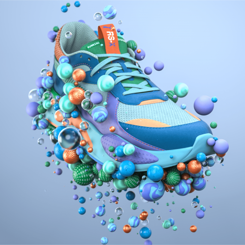 Puma RS-X Running Sneaker Footwear Shoes Mesmerizing 3D Design