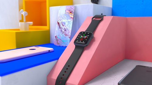FUNDA Apple Iphone Watch Airpods Vaporwave Product Design 3D CGI and Photography