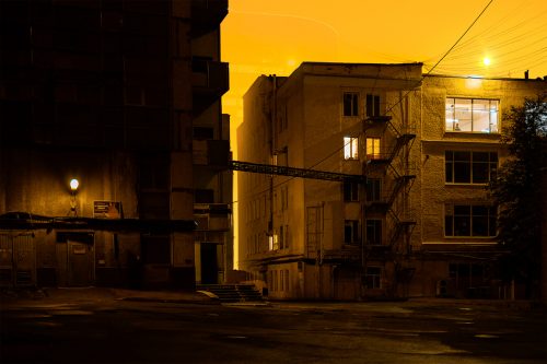 Neo Moscow Russian Yellow Glow Haze Photography