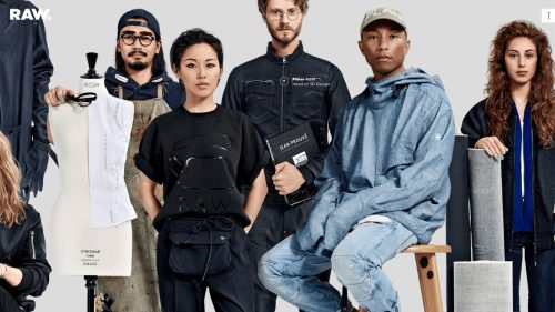 Pharrell Williams + G-Star RAW Denim Fashion Photography Lookbook