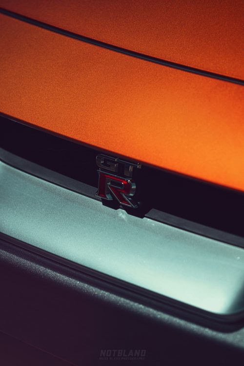 2017 Nissan GT-R Close up Cropped Portrait Automobile Car Photography