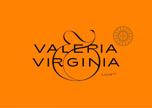 VALERIA & VIRGINIA Warm and elegant luxury lifestyle perfume cosmetic branding identity