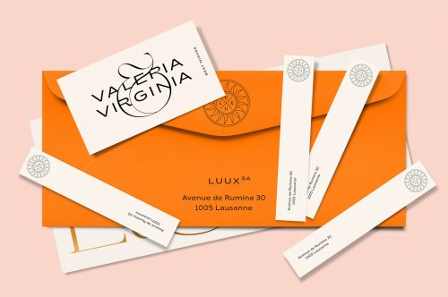 VALERIA & VIRGINIA Warm and elegant luxury lifestyle perfume cosmetic branding identity