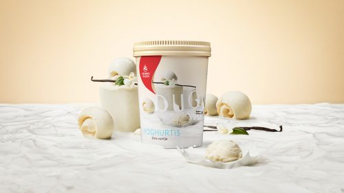 DUGG from Hennig-Olsen Ice Cream frozen yogurt sorbet food brand photography branding