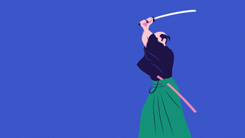 Illustrations by Estudio Santa Rita – Samurai Sword Slice Cut