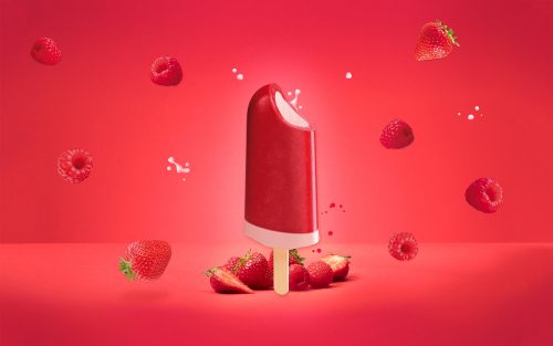 DUGG from Hennig-Olsen Ice Cream frozen yogurt sorbet food brand photography branding